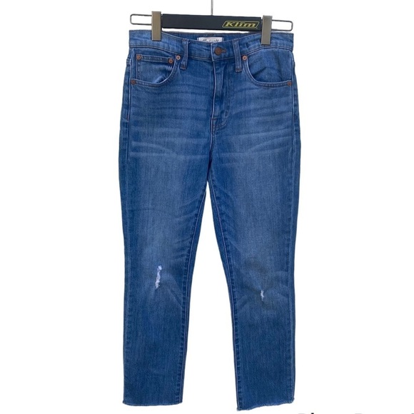 Madewell  The High-Rise Slim Boyjean Raw-Hemmed Edition Size 24 - Picture 2 of 8